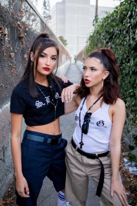 Знойные брюнетки Эмили Уиллис и Джейн Уайлд занимаются аналом с большим черным членом 2