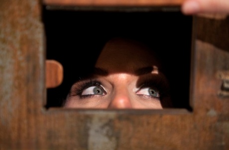 Феникс Мари доминирует над покорной брюнеткой во время лесбийской игры в бондаж 13